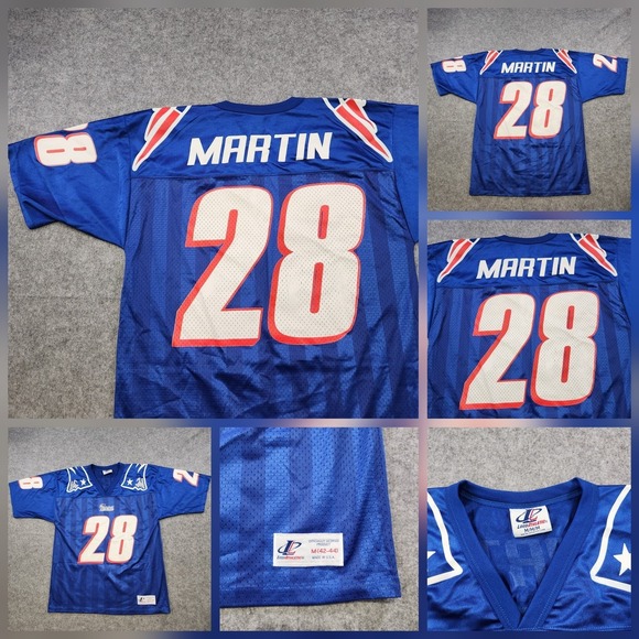 VTG New England Patriots Curtis Martin Jersey Mens M Logo Athletic NFL Football